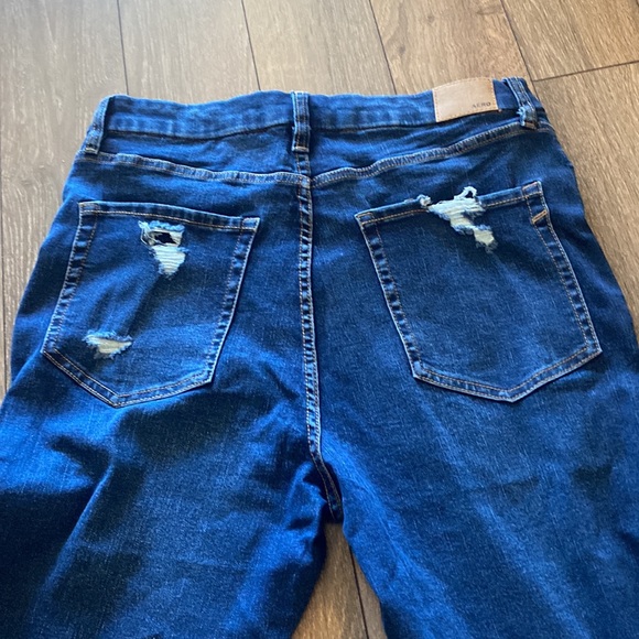 Aeropostale Dark Blue Ripped Jeans - Picture 4 of 4